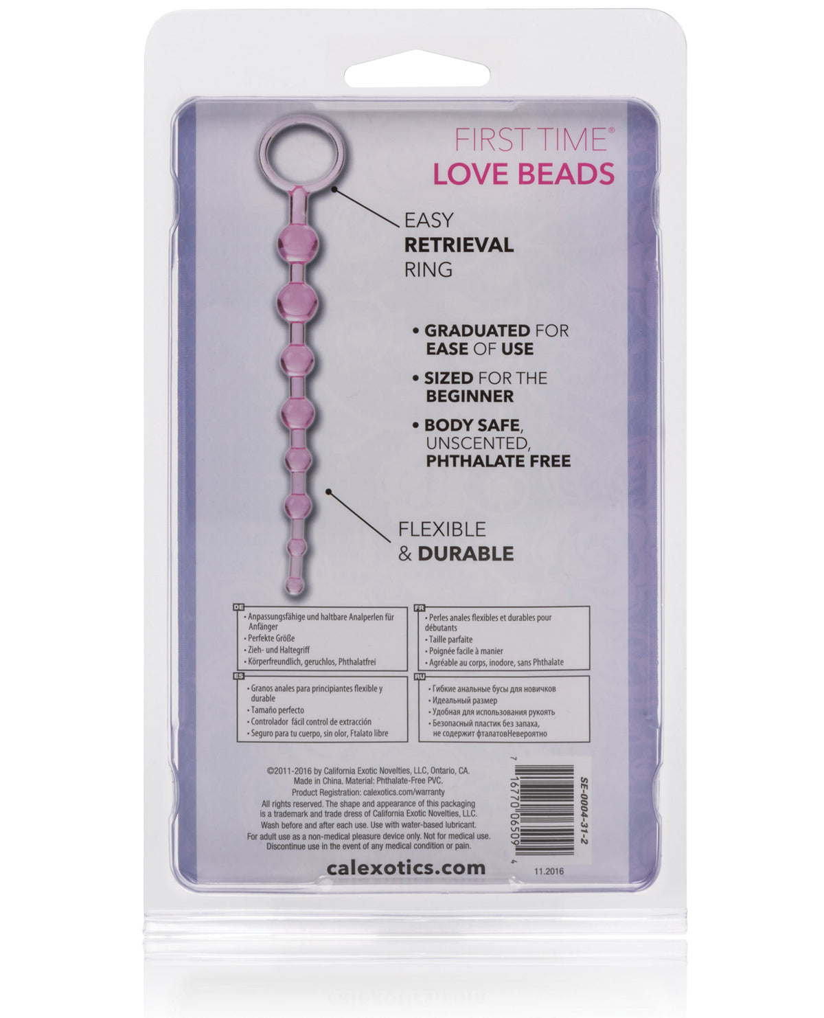 First Time Love Beads - różowe