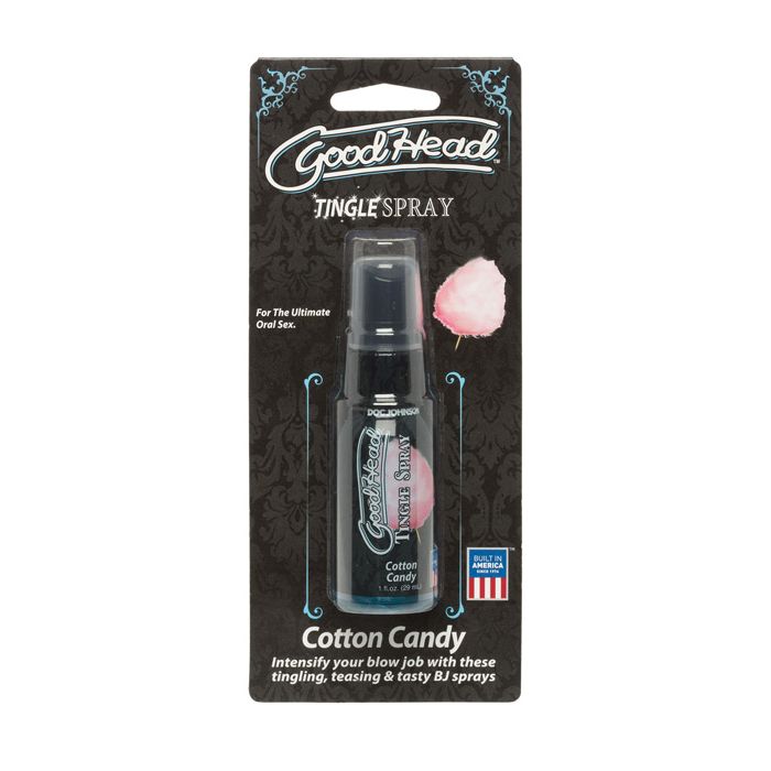 GoodHead Tingle Spray Cotton Candy Flavor Lickable Tingling Sensation