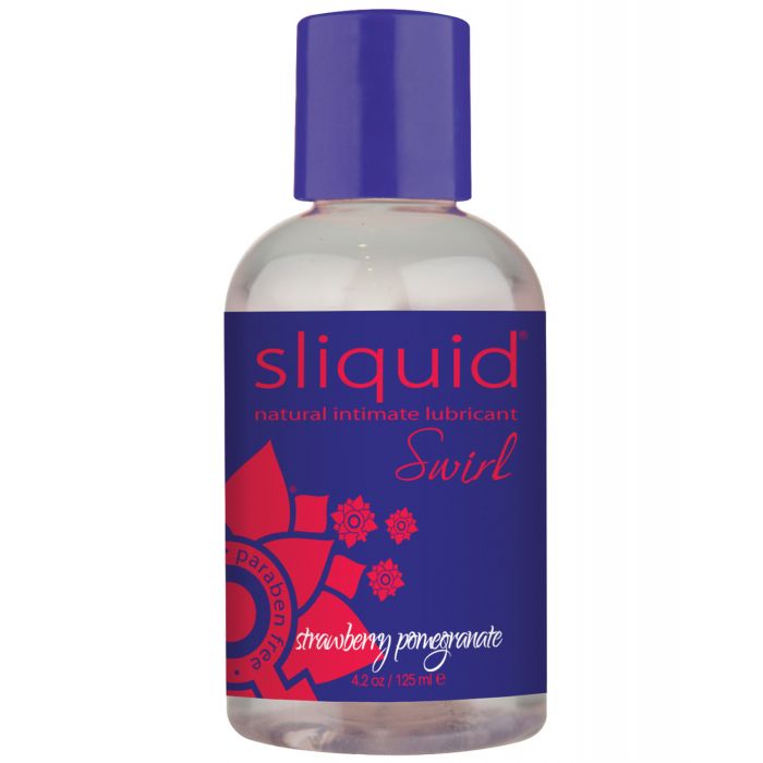 Lubrifiant Sliquid Naturals Swirl - 4.2 oz Fraise Grenade