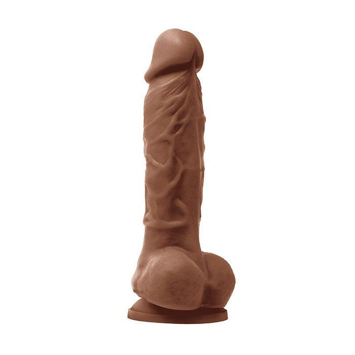 Colours Pleasures 5" Dildo mit Saugnapf - Braun