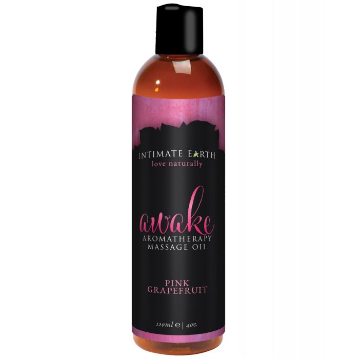 Huile de massage Intimate Earth Awake - 120 ml Pamplemousse rose