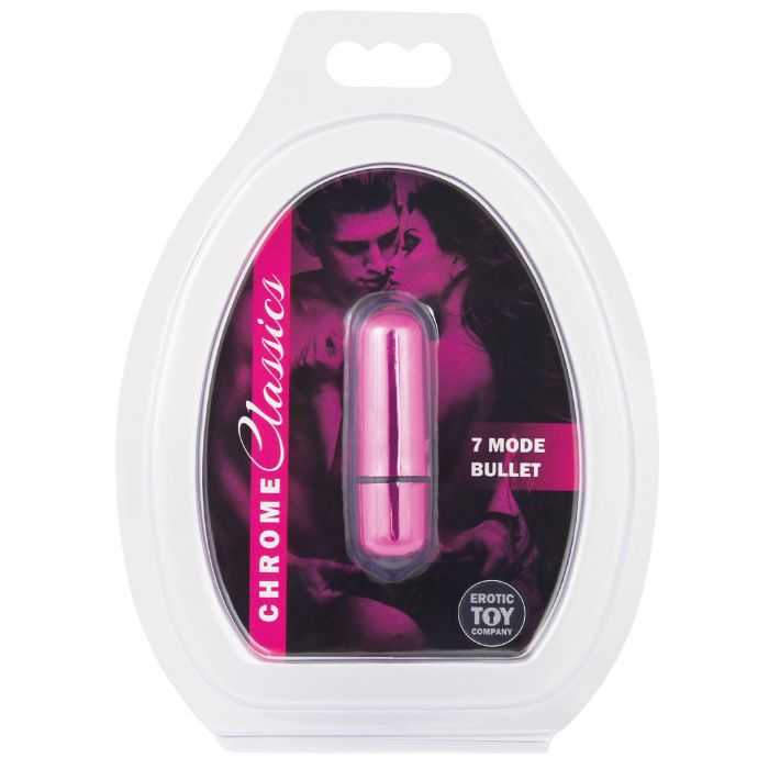 Chrome Classics Bullet Vibrator 7 Modi Roze Waterdicht ABS
