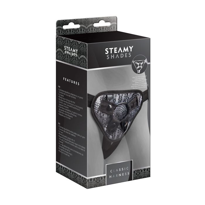 Steamy Shades Classic Harness - Black/White