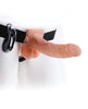 Carica l'immagine nel visualizzatore Galleria, Serie Fetish Fantasy Strap-on cavo vibrante da 7" con palline - Carne
