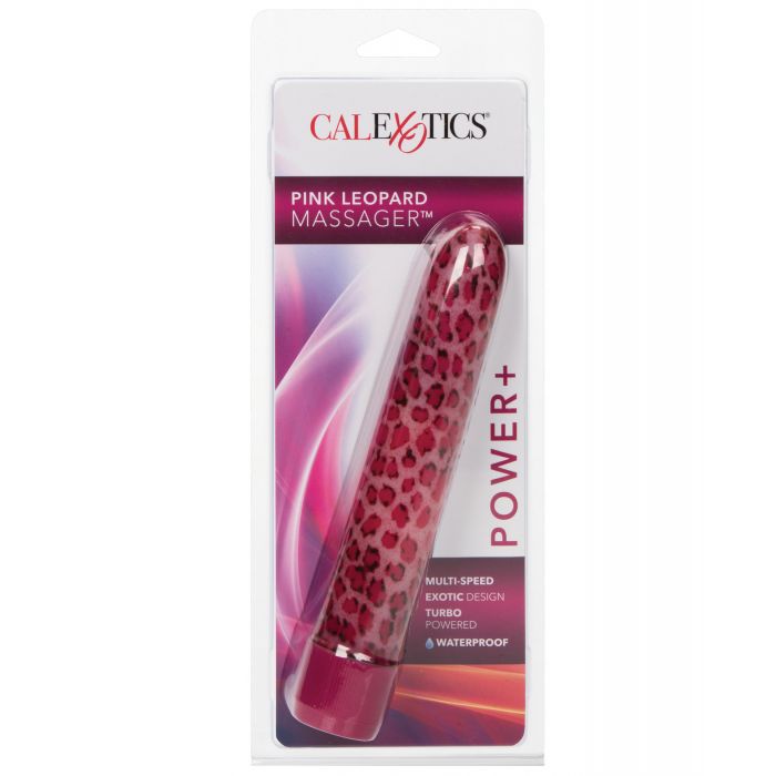 CalExotics Pink Leopard Massager Mini Vibrator Beginner Friendly G Spot