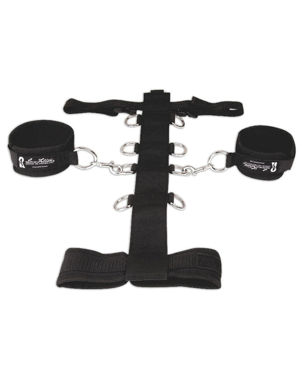 Lux Fetish Ensemble de 3 pièces avec collier et menottes réglables