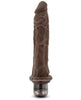 Load image into Gallery viewer, Blush Dr Skin Vibe 8 Vibrating Dildo In Chocolate Color Realistic Ten Inch
