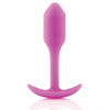 Charger l'image dans la visionneuse de la galerie, B Vibe Plug Anal Ajusté Pondéré 1 55 Grammes Fuchsia Silicone Sans Couture Pour Plénitude Et Confort
