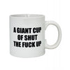 Încărcați imaginea în vizualizatorul Galerie, Attitude Mug Giant 22 Oz Cup Of Shut The Fuck Up Humorous Office Coffee Mug For Desk
