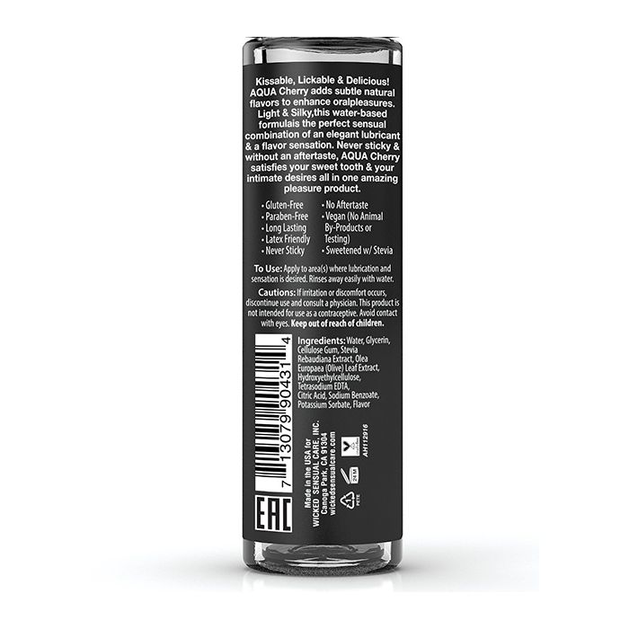 Wicked Sensual Care Aqua Lubrykant na bazie wody - 1 oz Wiśnia