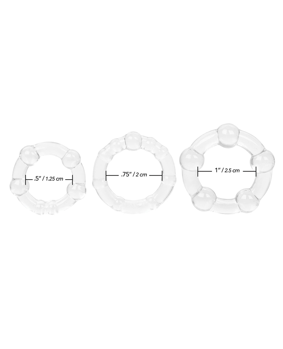 Anillos de isla de silicona - Transparente