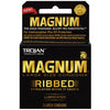 Încărcați imaginea în vizualizatorul Galerie, Trojan Magnum Ribbed Condoms - Box of 3
