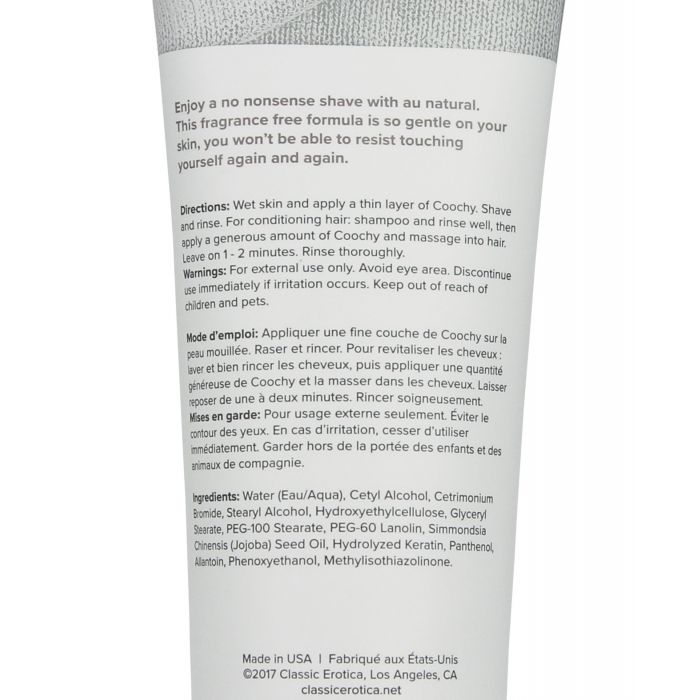 COOCHY Partavaahto - 7.2 oz Au Natural