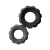 Load image into Gallery viewer, Hunky Junk Cog Ring 2 Size Double Pack - Tar &amp; Stone Pack of 2
