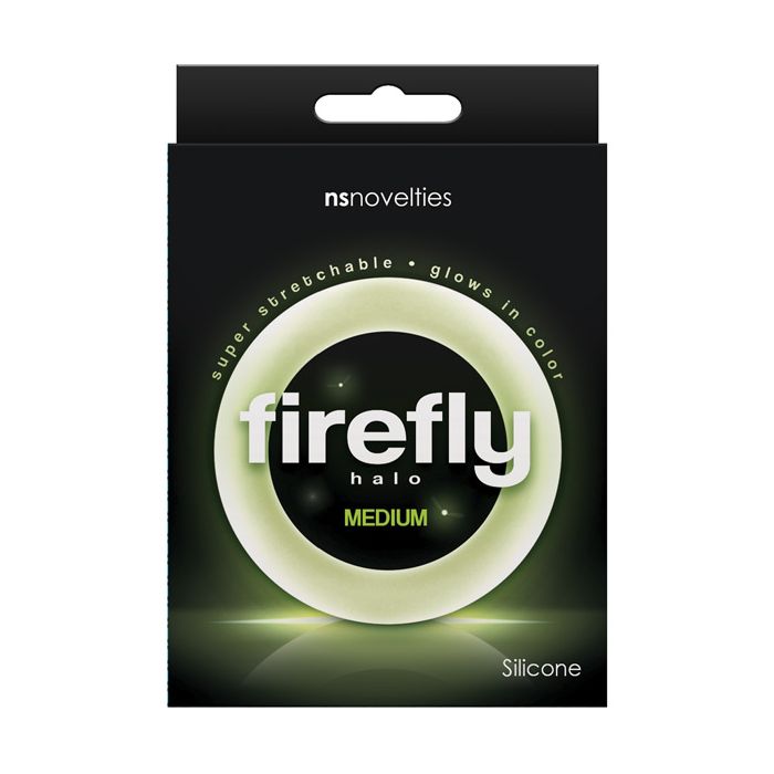Firefly Halo Średni Pierścień Na Penisa - Przezroczysty