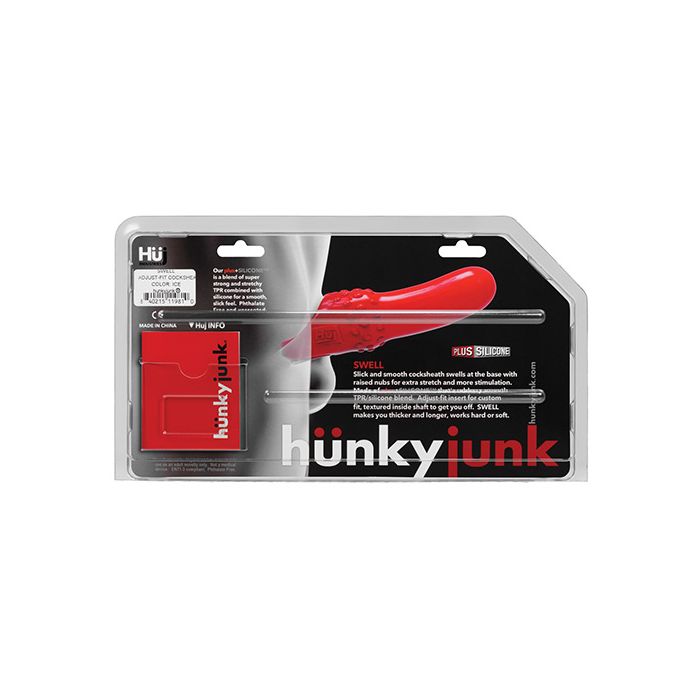 Hunky Junk Swell Adjust Fit Cocksheath - Ice