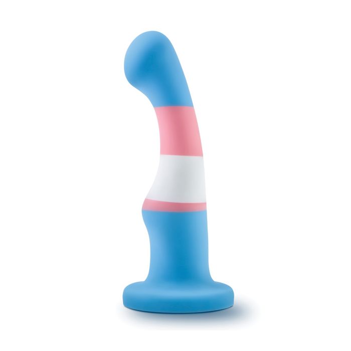 Blush Avant P2 Transgender Pride Silicone Dong - True Blue