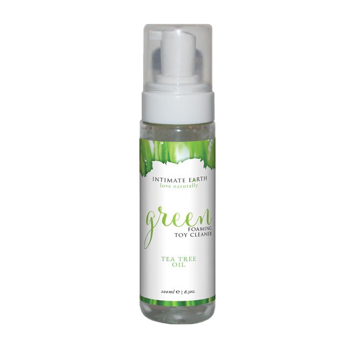 Intimate Earth schuimende speelgoedreiniger - 200 ml groene thee boomolie
