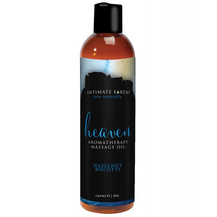 Intimate Earth Heaven Massage Oil - 240 ml Hazelnut Biscotti