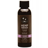 Cargue la imagen en el visor de la galería, Earthly Body Hemp Seed Massage Lotion - 2 oz Lavender

