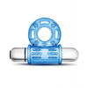 Load image into Gallery viewer, Blush Stay Hard Mega Vibrating Bull Ring - Blue
