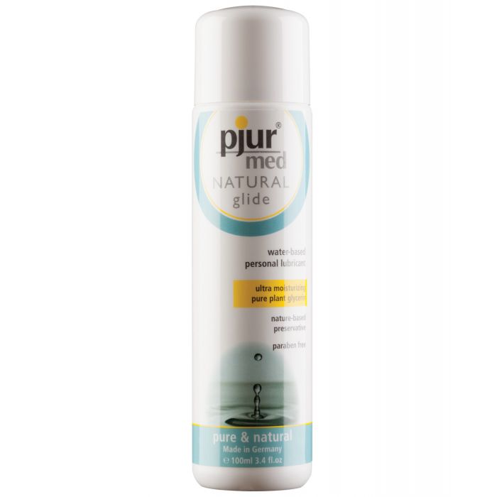 Pjur Med Natural Glide Hypoallergenic Water Based Lubricant 100ml Bottle