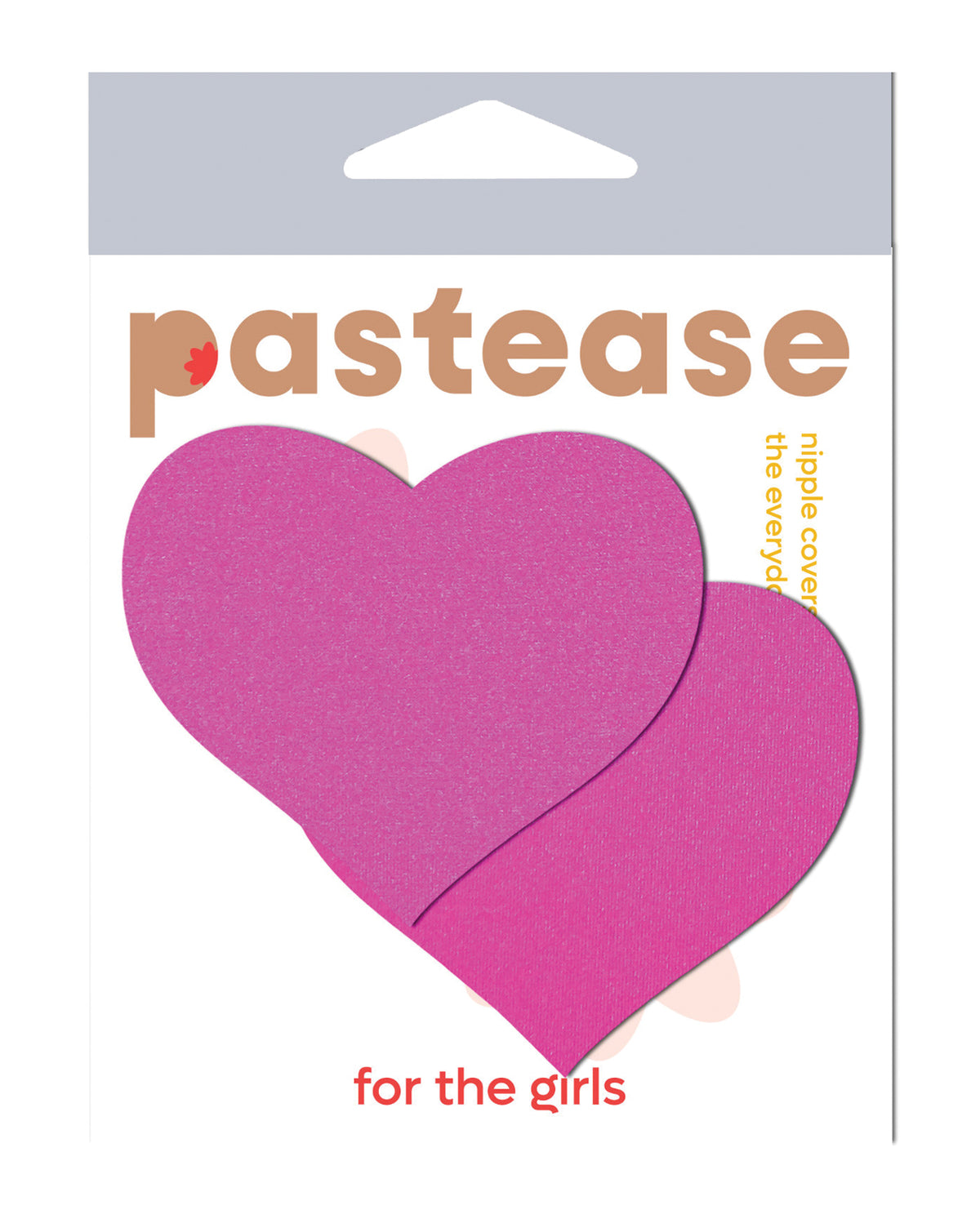 Pastease Basic Hjerte Sort Lys Reaktiv - Neon Pink O/S