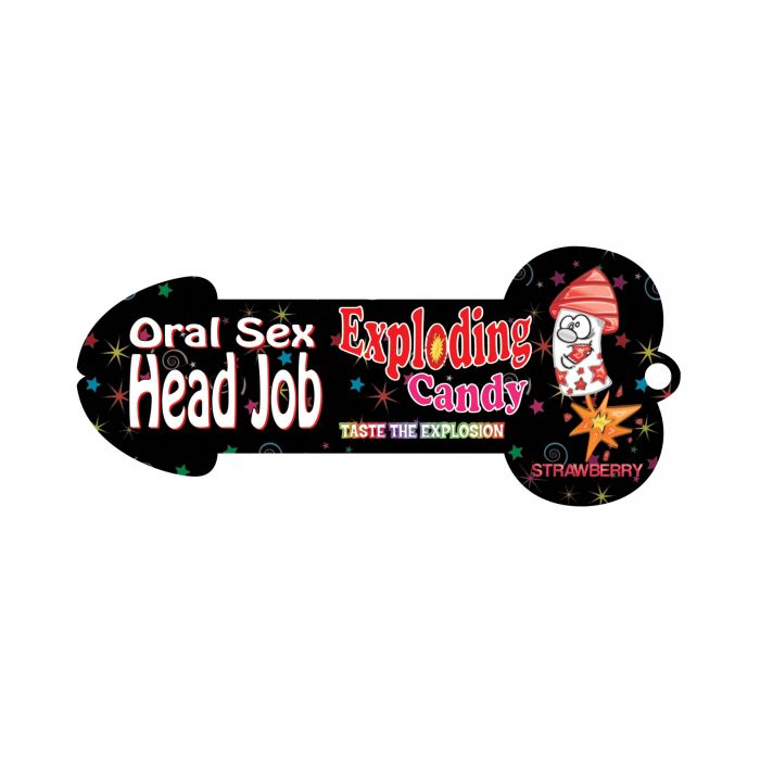 Job oral Head Candy - Căpșuni Roșii
