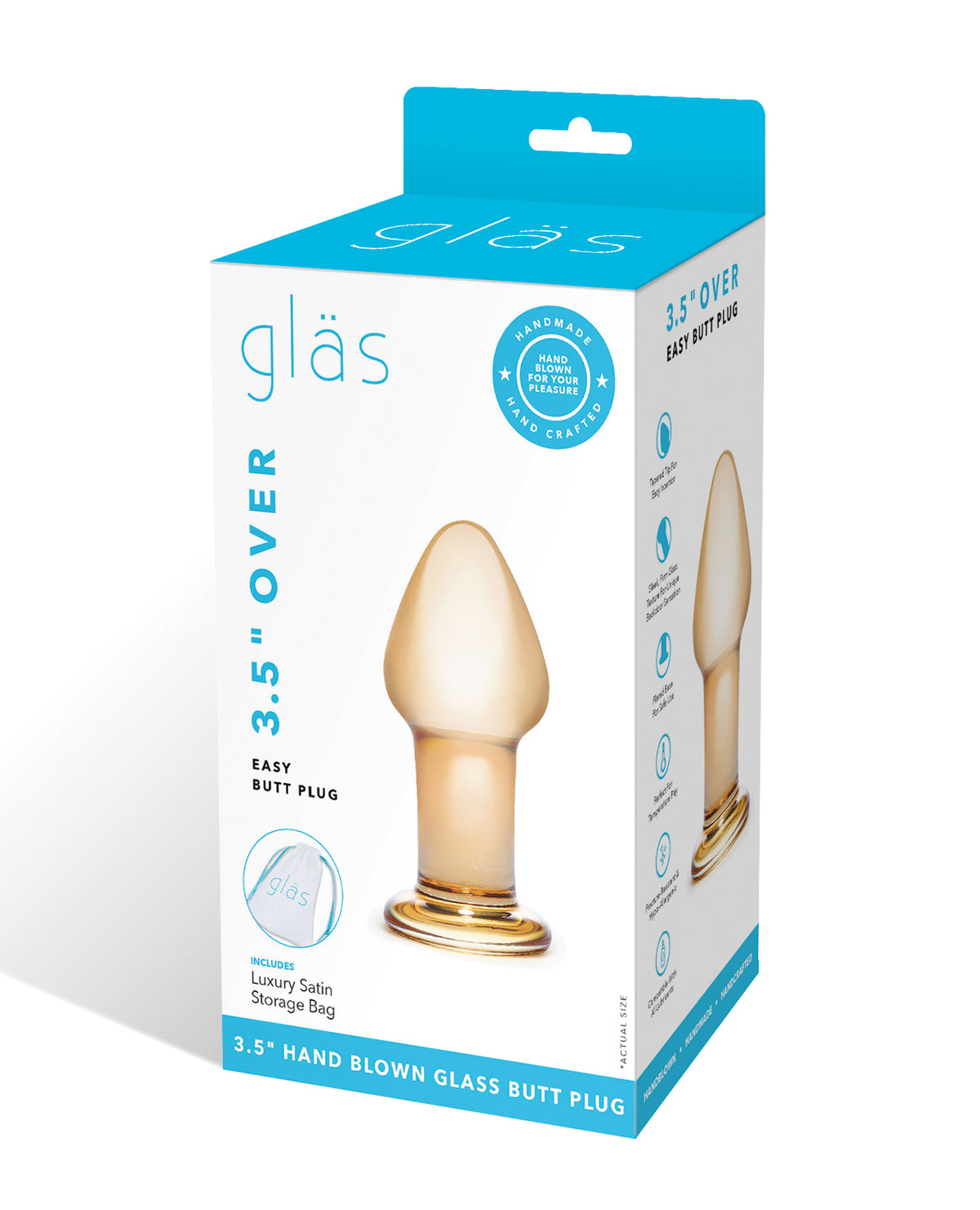 Glas Over Easy Analplug