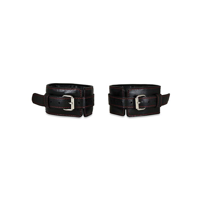 Sultra Lambskin Ankle Cuffs - Black