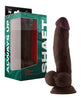 Lataa kuva gallerian katseluohjelmaan, Shaft Model N Flexskin Liquid Silicone 8.5" Side Curve Dong w/Balls - Mahogany
