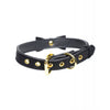 Încărcați imaginea în vizualizatorul Galerie, Master Series Golden Kitty Cat Bell Collar - Black/Gold
