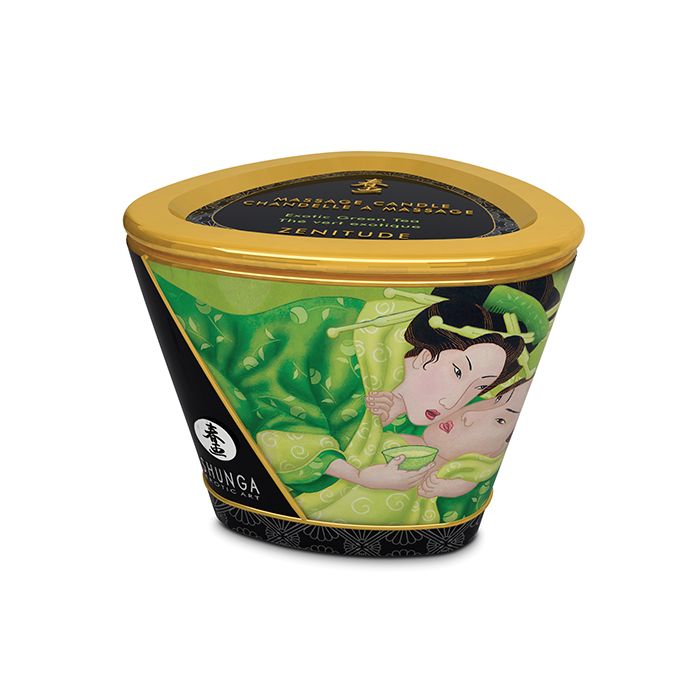 Shunga Massage Candle Zenitude - 5.7 oz Exotic Green Tea