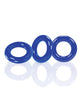 Load image into Gallery viewer, Oxballs Willy Rings Blue 3 Pack Cock Rings For Stacking And Tightening
