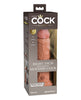 Carica l'immagine nel visualizzatore Galleria, King Cock Elite 8" Dual Density Silicone Cock - Tan
