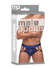Carica l'immagine nel visualizzatore Galleria, Anello per genitali a rete diamantata blu navy L XL di Male Power
