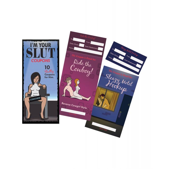 Im Your Slutty Coupons For Him Pack Of 10 Hilarious Sexy Coupons
