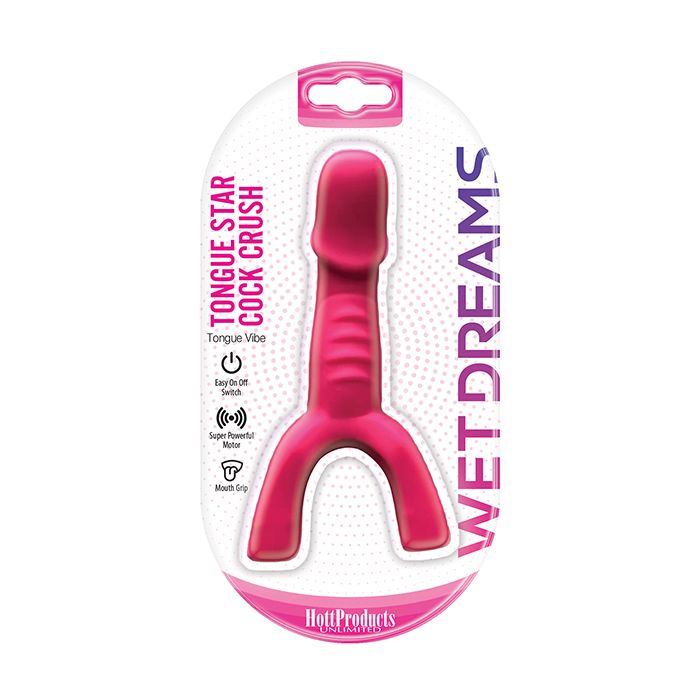 Wet Dreams Tongue Star Cock Crush Vibe - Pink