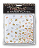 Load image into Gallery viewer, Glitterati Boobie Party Plates Metallic Pack Of 8 7 Inch
