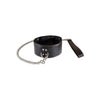 Carica l'immagine nel visualizzatore Galleria, Sultra Lambskin 2 1/2" Collar w/24" Chain - Black

