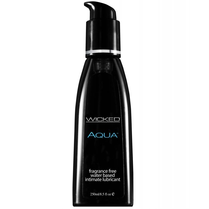 Wicked Sensual Care Aqua Waterbased Lubricant - 8.5 oz Fragrance Free