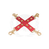 Załaduj obraz do przeglądarki galerii, Spartacus PU Hog Tie w/Gold Hardware - Red
