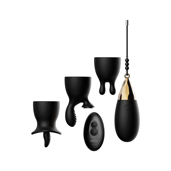 Evolved Egg Citement Bala Recarregável - Preto/Dourado