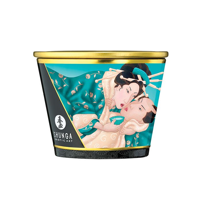 Bougie de massage Shunga - 5.7 oz Fleurs de l'île