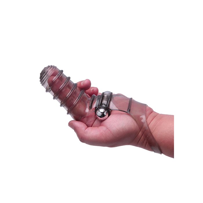 Masajeador de dedos acanalado Vibrofinger 9's - Gris