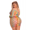 Indlæs billede i gallerifremviser, Pink Lipstick Pot of Gold Skirt Set Rainbow QN
