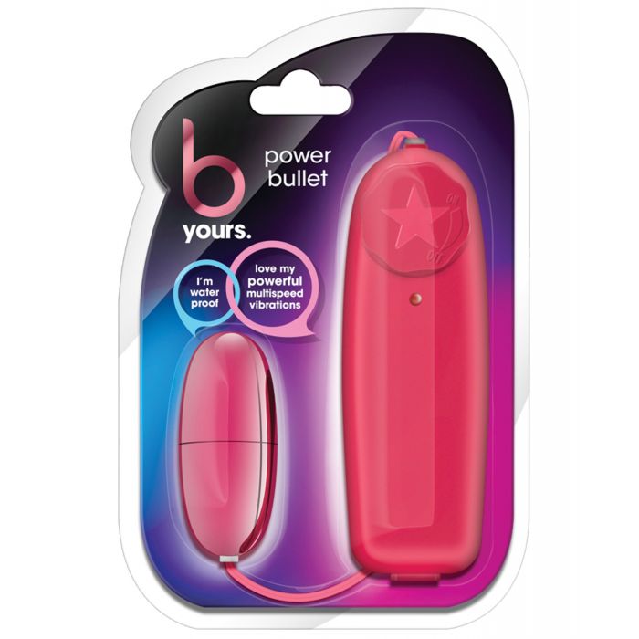 Blush B Yours Power Bullet Vibrator Cerise For Clitoral Stimulation
