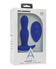 Ladda bilden i Galleri Viewer, A Play Expander Rechargeable Silicone Anal Plug w/Remote - Royal Blue

