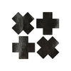 Load image into Gallery viewer, Pastease Premium Petites Liquid Cross - Black O/S Pack of 2 Pair
