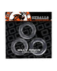 Cargue la imagen en el visor de la galería, Oxballs Willy Rings 3 Pack Clear Super Stretch Cock Rings
